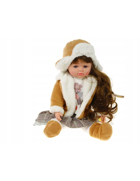 LALKA BOBAS 45cm. zgina ręce, nogi. MÓWI, ŚPIEWA. W opakowniu prezentowym