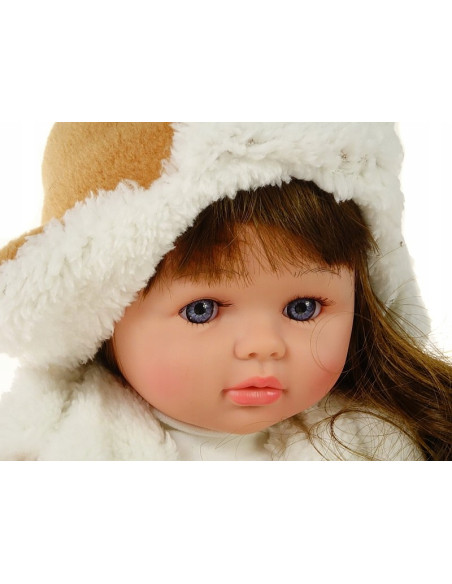 LALKA BOBAS 45cm. zgina ręce, nogi. MÓWI, ŚPIEWA. W opakowniu prezentowym