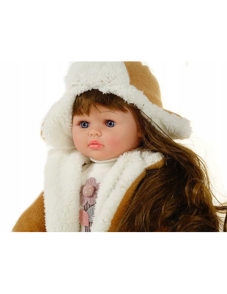 LALKA BOBAS 45cm. zgina ręce, nogi. MÓWI, ŚPIEWA. W opakowniu prezentowym