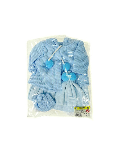 UBRANKA DLA LALKI 45 CM SUKIENKA PŁASZCZYK...