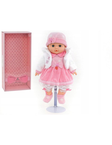 LALKA BOBAS 40cm MÓWI ŚPIEWA ZAMYKA OCZY