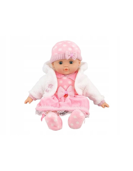 LALKA BOBAS 40cm MÓWI ŚPIEWA ZAMYKA OCZY