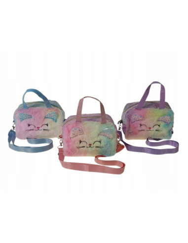 TOREBKA dla dziewczynki KOTEK Z USZAMI ODPINANY...