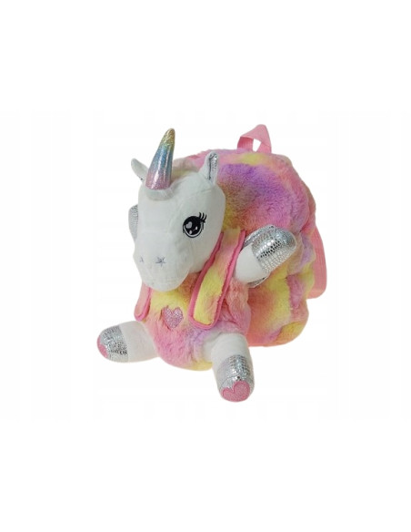 PLECAK JEDNOROŻEC. JEDNOROŻEC - MASKOTKA ODPINANA