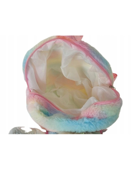 PLECAK JEDNOROŻEC. JEDNOROŻEC - MASKOTKA ODPINANA