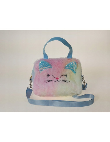 TOREBKA dla dziewczynki KOTEK Z USZAMI ODPINANY...