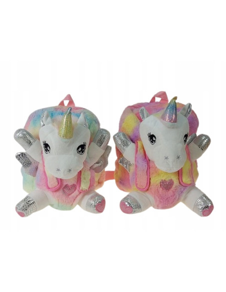 PLECAK JEDNOROŻEC. JEDNOROŻEC - MASKOTKA ODPINANA