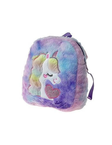 Plecak Pluszowy JEDNOROŻEC Szkolny Na Wakacje...