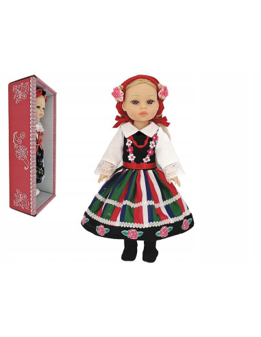 LALKA W STROJU LUDOWYM MÓWI I ŚPIEWA 38cm LALKA...
