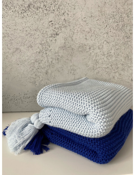 Kocyk otulacz PREZENT 80x80cm MIĘKKI BLANKET KOC TKANY 7 kolorów