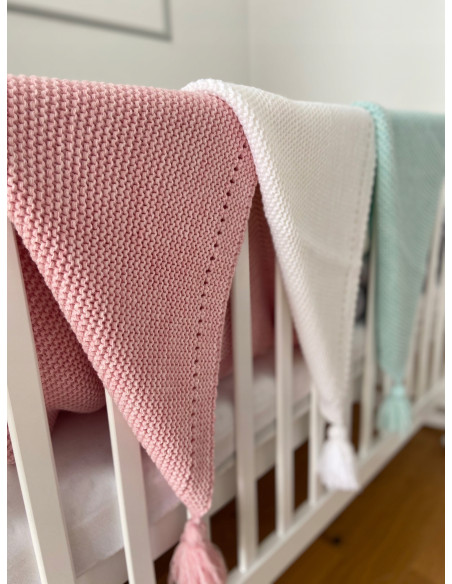 Kocyk otulacz PREZENT 80x80cm MIĘKKI BLANKET KOC TKANY 7 kolorów