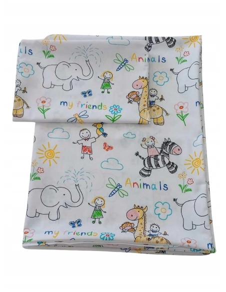 Poszewki bawełniane 2szt 100x75cm 60x40cm