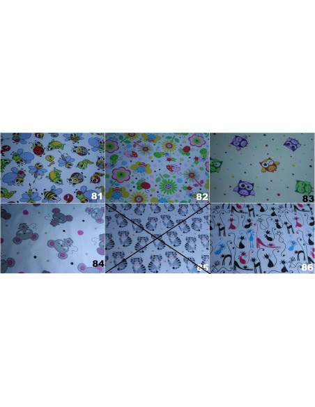 Poszewki bawełniane 2szt. 100x75 ,40x30 POSZEWKI DLA DZIECI