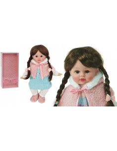 LALKA 40cm INTERAKTYWNA SZYTE DŁUGIE WŁOSY