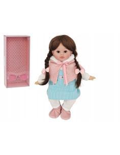 LALKA 40cm INTERAKTYWNA SZYTE DŁUGIE WŁOSY 2