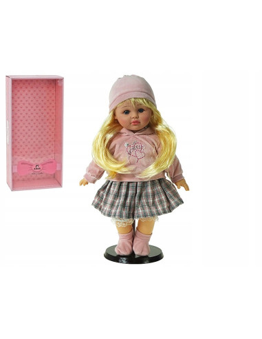 LALKA 40cm INTERAKTYWNA SZYTE DŁUGIE WŁOSY