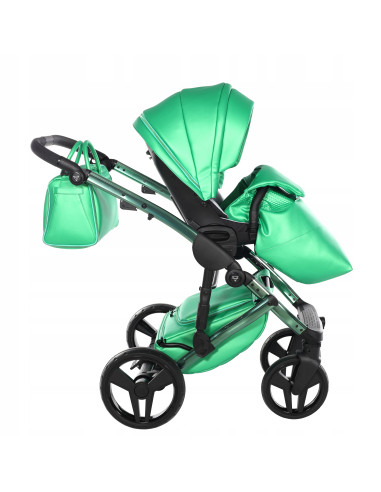 Wózek dziecięcy Junama FLUO V3 ( zestaw 3w1 ) 13