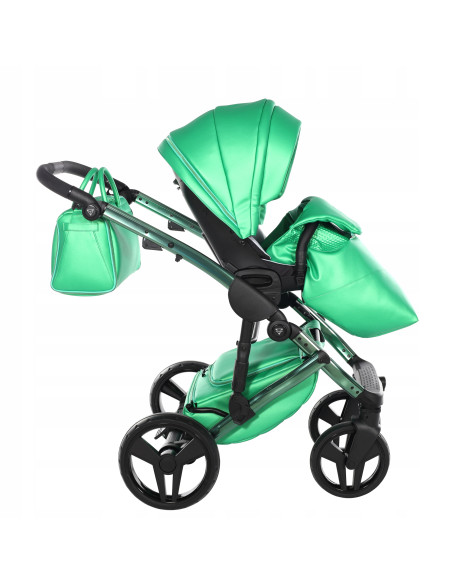Wózek dziecięcy Junama FLUO V3 ( zestaw 3w1 ) 13