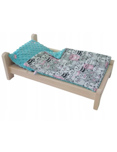 ŁÓŻKO duże DLA LALEK ŁÓŻECZKO DLA LALKI BOBAS BORN Łóżko,...