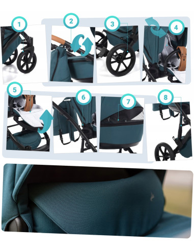 Wózek dziecięcy Junama SPACE (3w1) 04