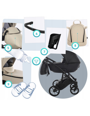 Wózek dziecięcy Junama SPACE EKO (3w1) 03