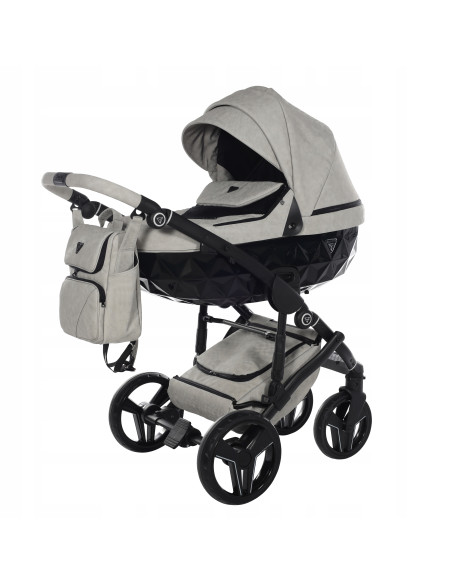 Wózek dziecięcy Junama V2 Diamond CARO (3w1) 02