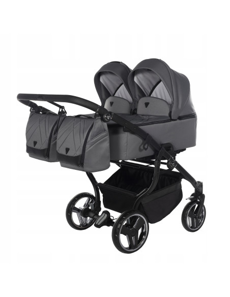 Wózek dziecięcy bliźniaczy Junama DUO V3 (2w1) 02