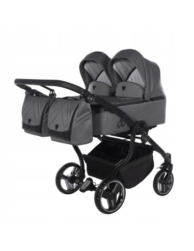 Wózek dziecięcy bliźniaczy Junama DUO V3 (3w1) 02