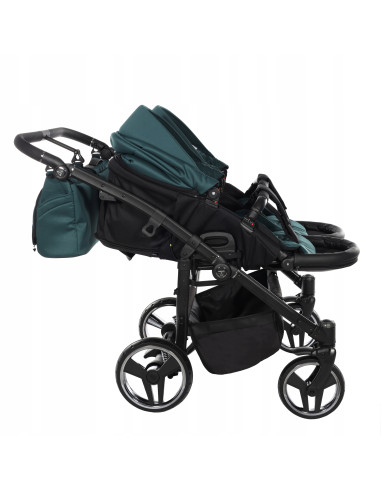Wózek dziecięcy bliźniaczy Junama DUO V3 (3w1) 03