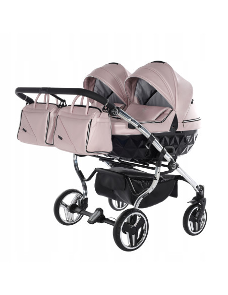 Wózek bliźniaczy Junama FLUO Duo v2 (2 w 1) 06