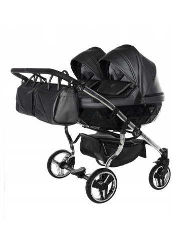 Wózek bliźniaczy Junama FLUO Duo v2 (2 w 1) 05