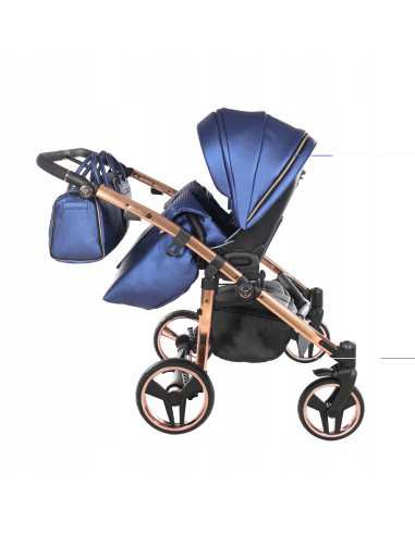 Wózek bliźniaczy Junama FLUO Duo v2 (2 w 1) 01