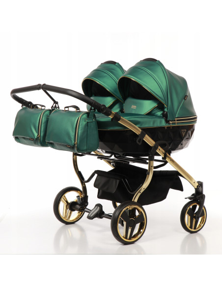 Wózek bliźniaczy Junama FLUO Duo v2 (2 w 1) 02