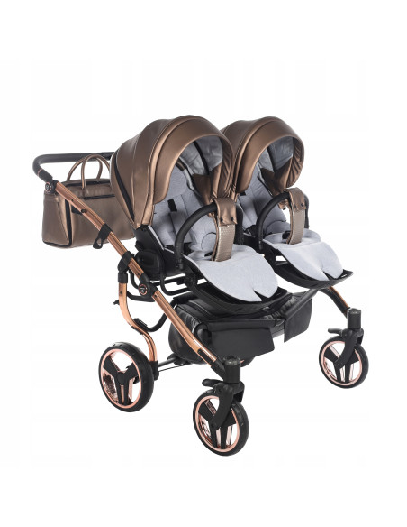 Wózek bliźniaczy Junama FLUO Duo v2 (2 w 1) 03
