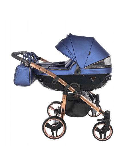 Wózek bliźniaczy Junama FLUO Duo v2 (3w1) 01
