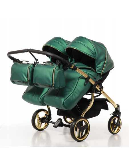 Wózek bliźniaczy Junama FLUO Duo v2 (2 w 1) 02