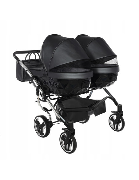 Wózek bliźniaczy Junama FLUO Duo v2 (2 w 1) 05