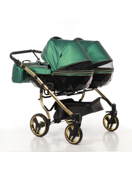Wózek bliźniaczy Junama FLUO Duo v2 (3 w 1) 02