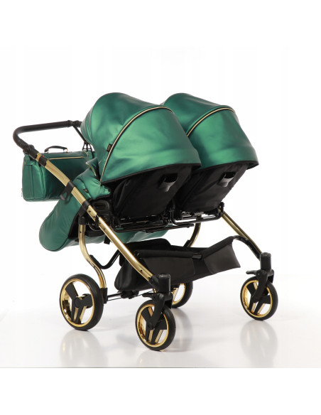 Wózek bliźniaczy Junama FLUO Duo v2 (2 w 1) 02