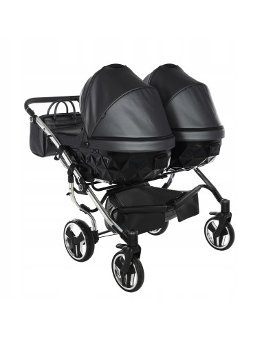 Wózek bliźniaczy Junama FLUO Duo v2 (2 w 1) 05