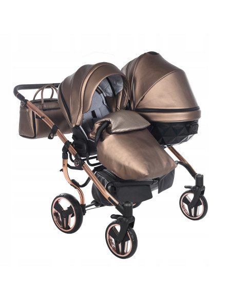 Wózek bliźniaczy Junama FLUO Duo v2 (2 w 1) 03