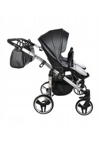 Wózek bliźniaczy Junama FLUO Duo v2 (2 w 1) 05