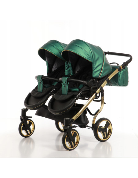 Wózek bliźniaczy Junama FLUO Duo v2 (2 w 1) 02