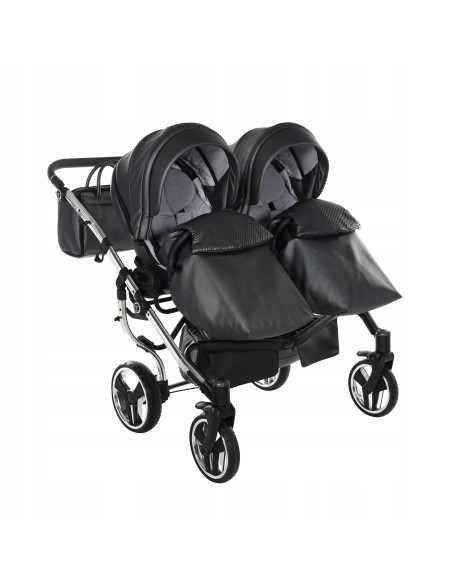 Wózek bliźniaczy Junama FLUO Duo v2 (2 w 1) 05