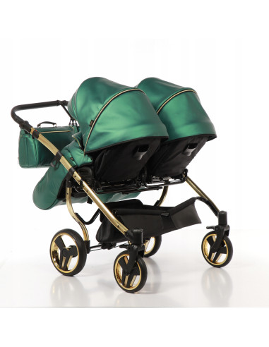 Wózek bliźniaczy Junama FLUO Duo v2 (3 w 1) 02