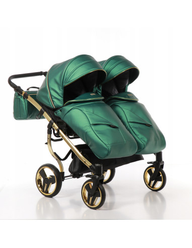 Wózek bliźniaczy Junama FLUO Duo v2 (3 w 1) 02
