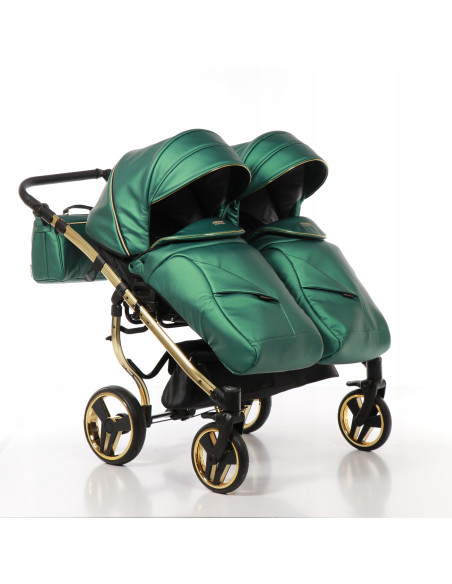 Wózek bliźniaczy Junama FLUO Duo v2 (3 w 1) 02