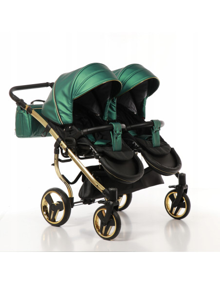 Wózek bliźniaczy Junama FLUO Duo v2 (3 w 1) 02
