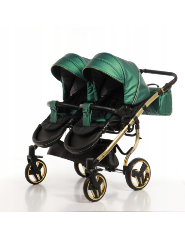 Wózek bliźniaczy Junama FLUO Duo v2 (3 w 1) 02