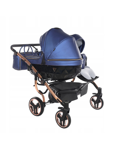 Wózek bliźniaczy Junama FLUO Duo v2 (3w1) 01